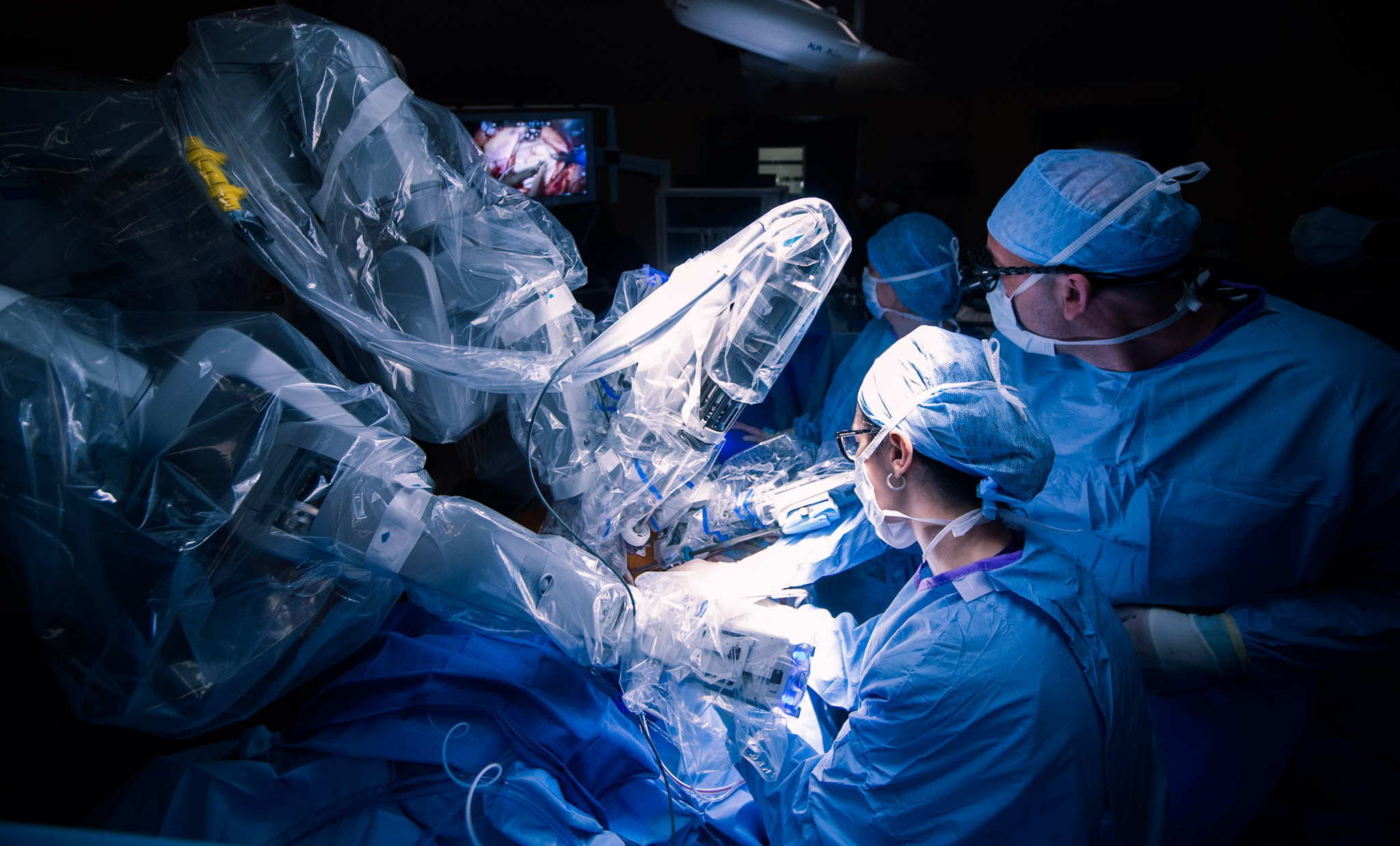 Chirurgie cardiaque - salle d'opération